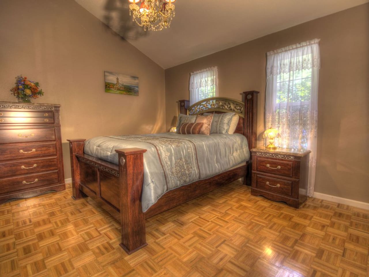 Lake view guest room, main level