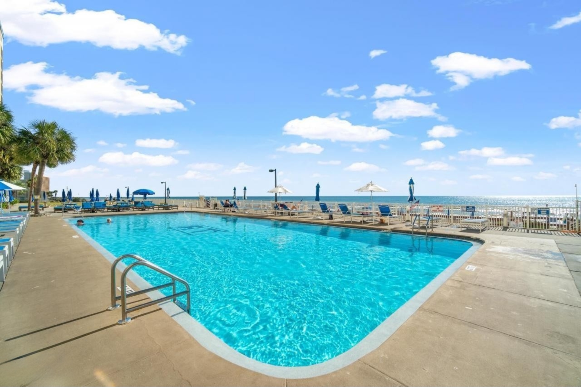 Gulf front pool