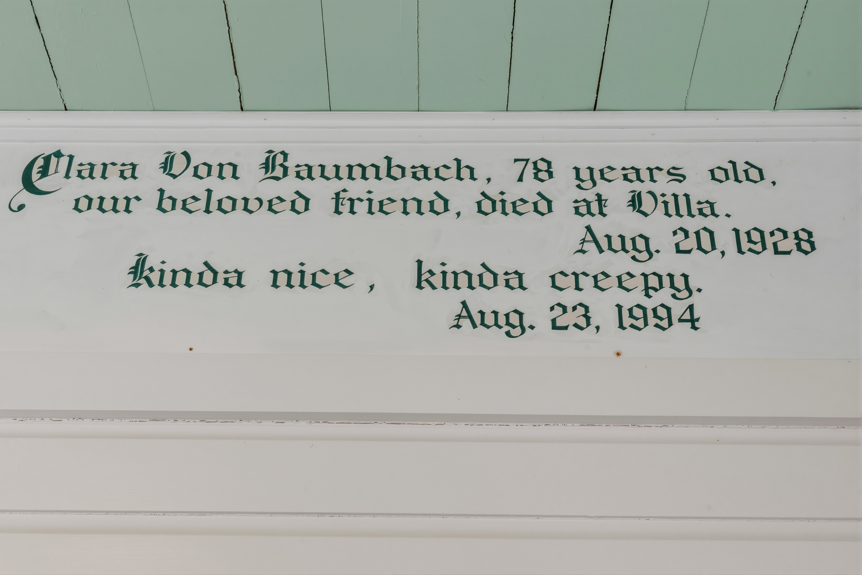 Oh if this house could talk...the stories it could tell! We've left a few memories for you to laugh about though! 