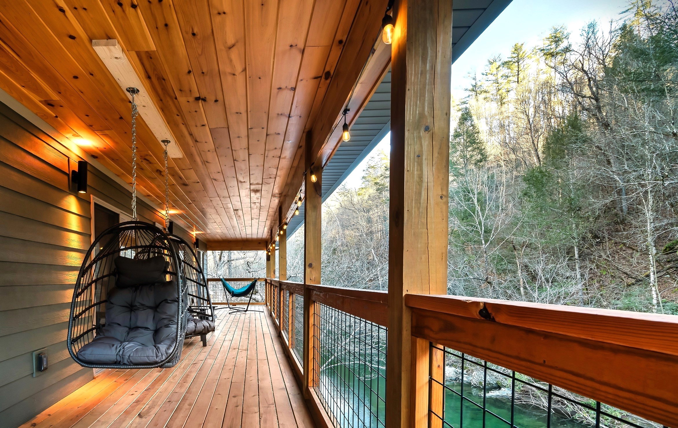 Ever try swinging on an egg chair enjoying that peaceful time together with your loved ones all while listening to the river stream below you? Come stay with us and experience one-of-a-kind moments!