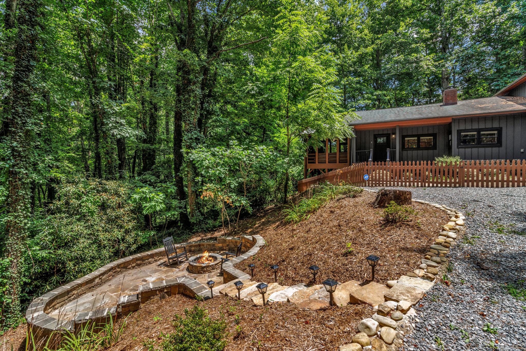 Fire pit area
