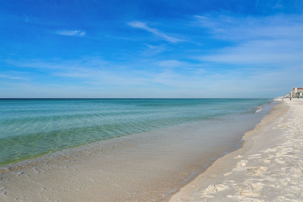 Beach in front of Sugar Beach Complex