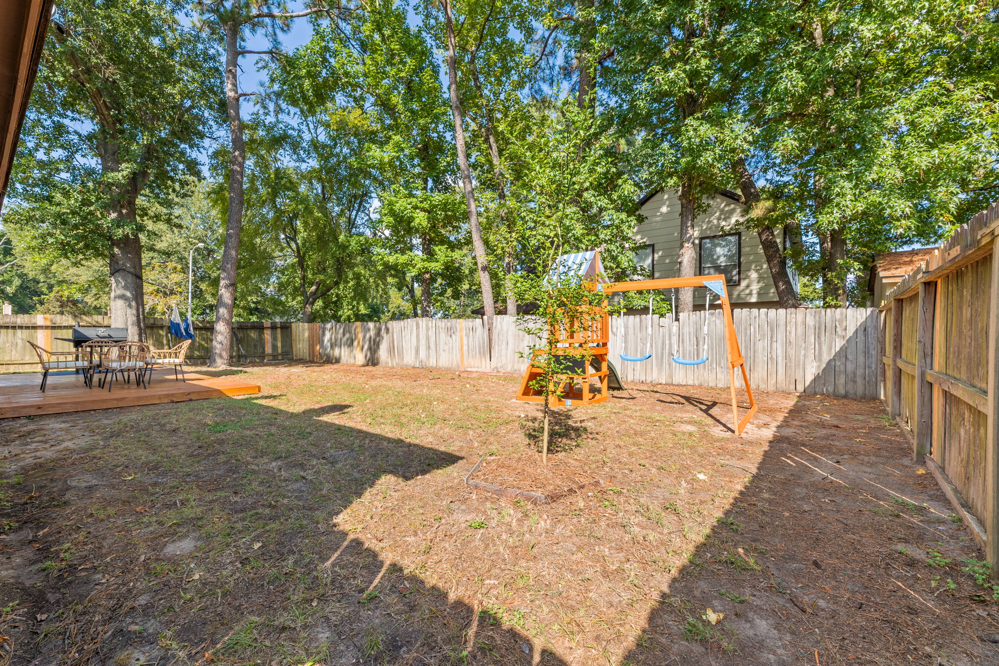Fire up the BBQ and enjoy outdoor meals or evening drinks on the spacious deck in your private backyard