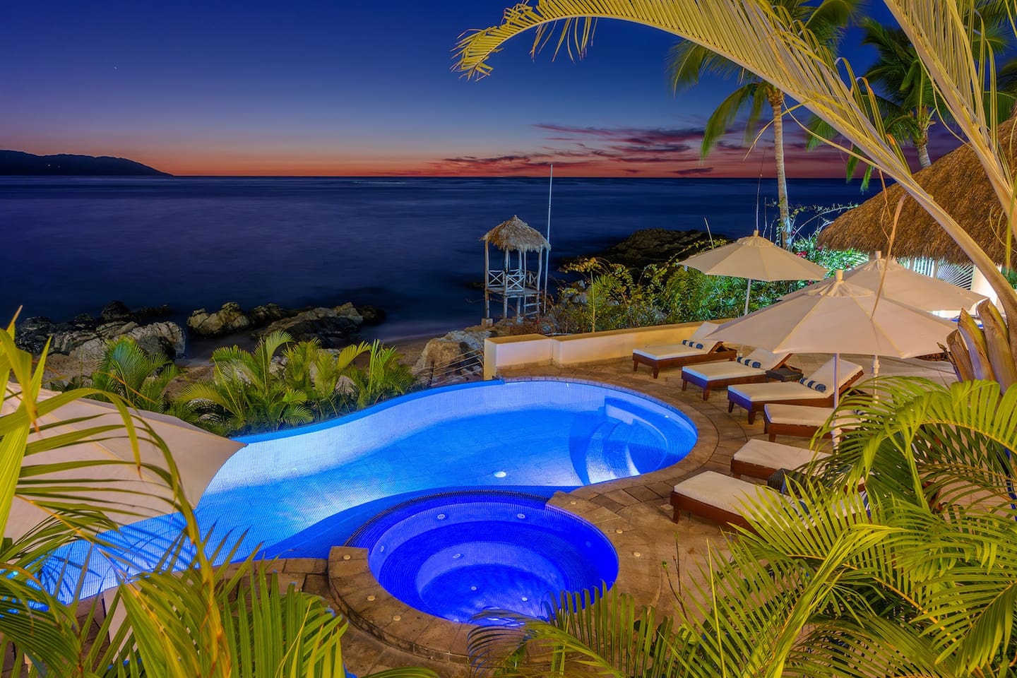Stunning Night Skies from the Pool