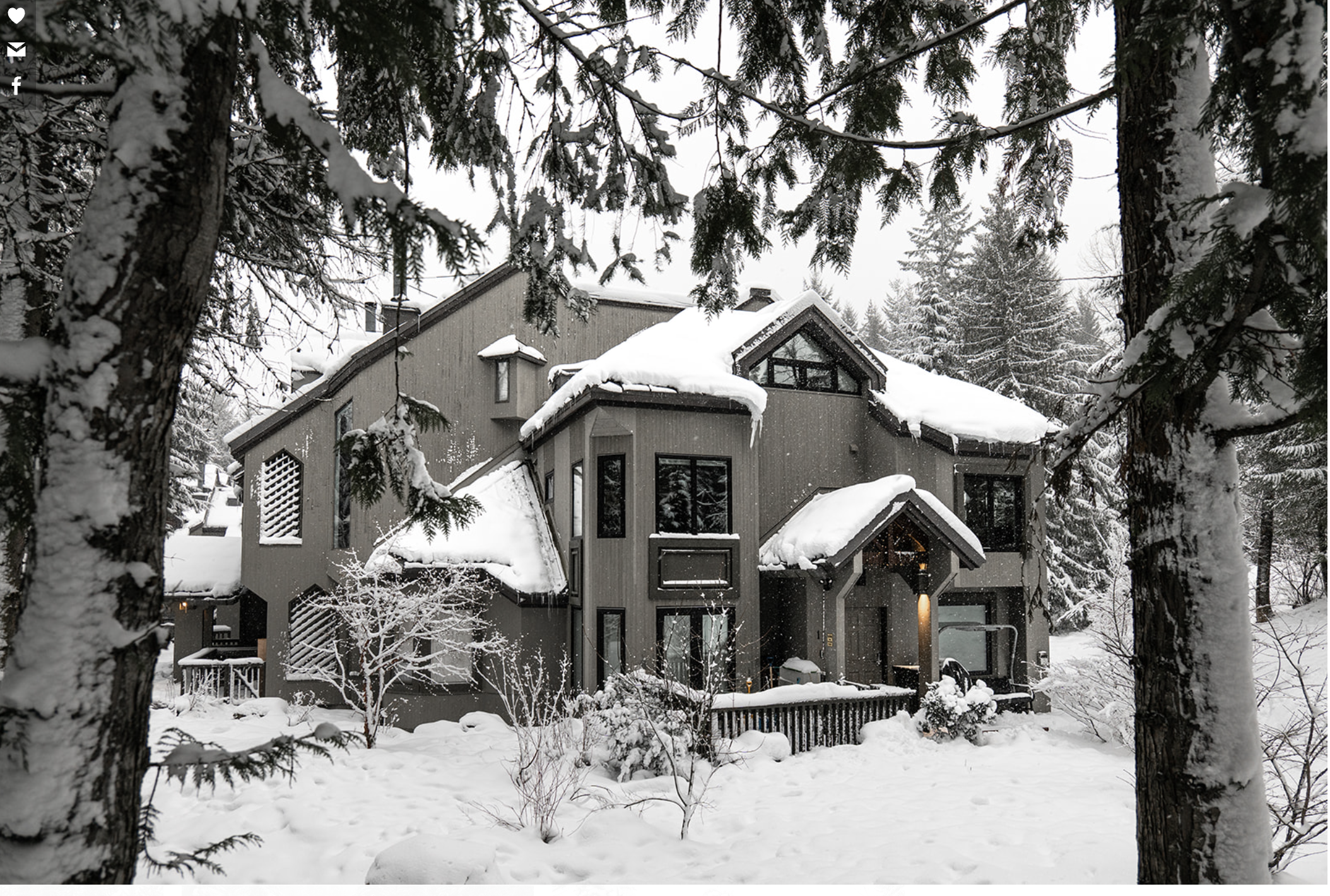 Tucked away amongst the trees, nestled beside a glacial fed creek, seems remote but just steps from the heartbeat of Whistler Village.