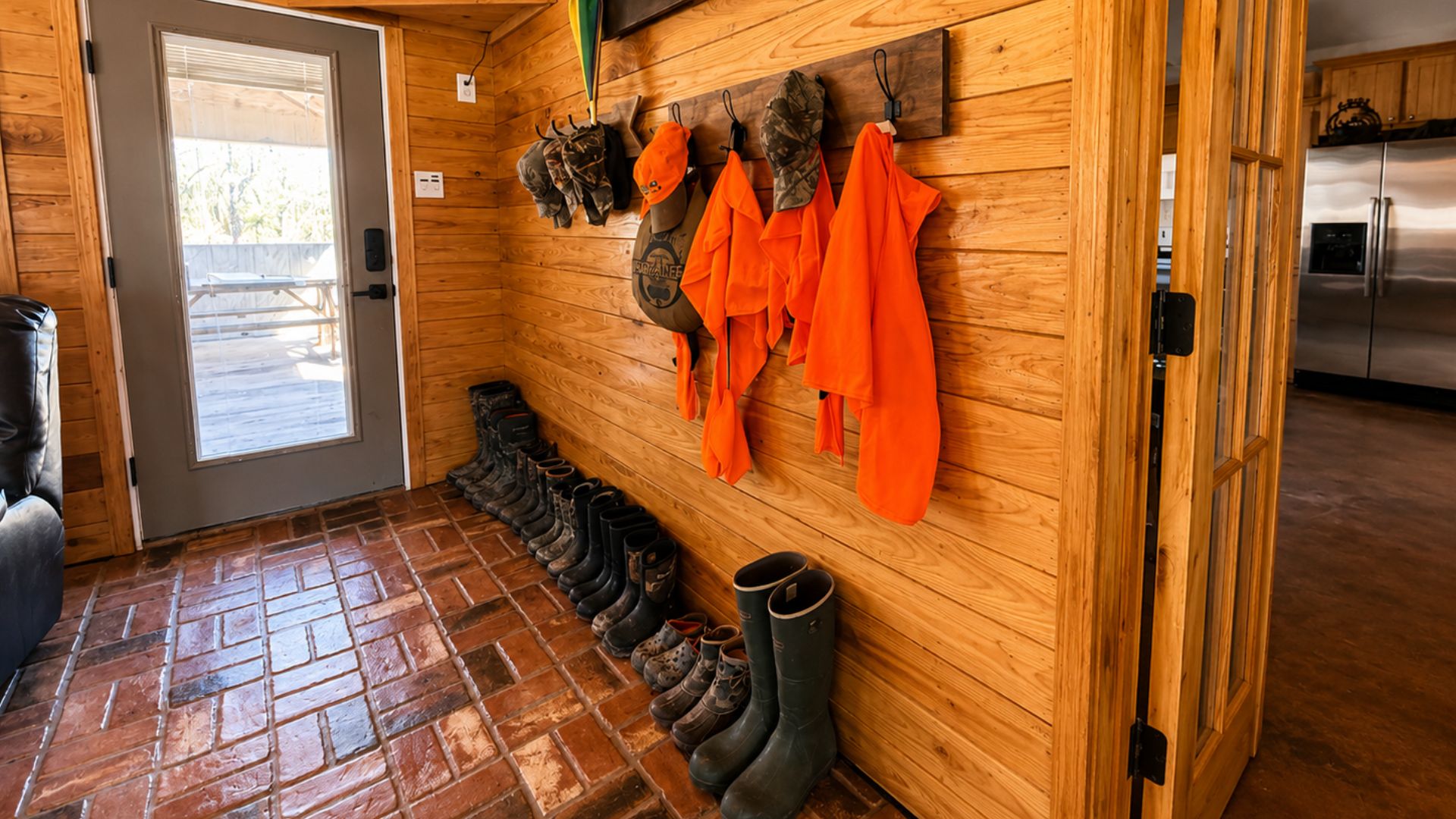 Borrow some boots and an orange vest (for safety) and take a nature walk. There are a few walk trails throughout the property that lead to our creek that outlines the property (hence the waterproof boots for borrowin’)