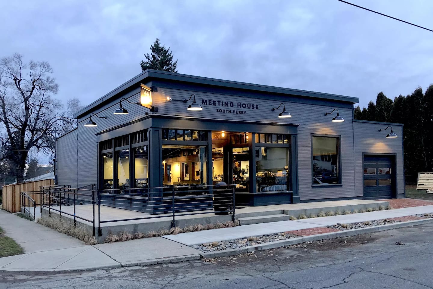 Don't feel like brewing your own cup of coffee in the morning? The Meeting House in South Perry is a quaint and cozy cafe only .3 mile walk! 