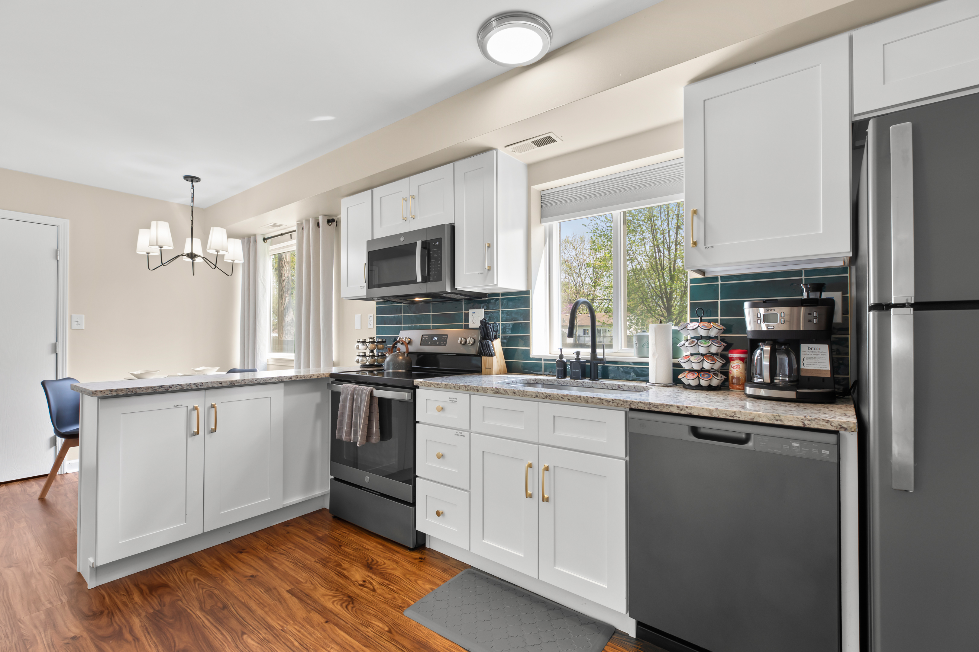 Morning coffee nook: Where the day begins.