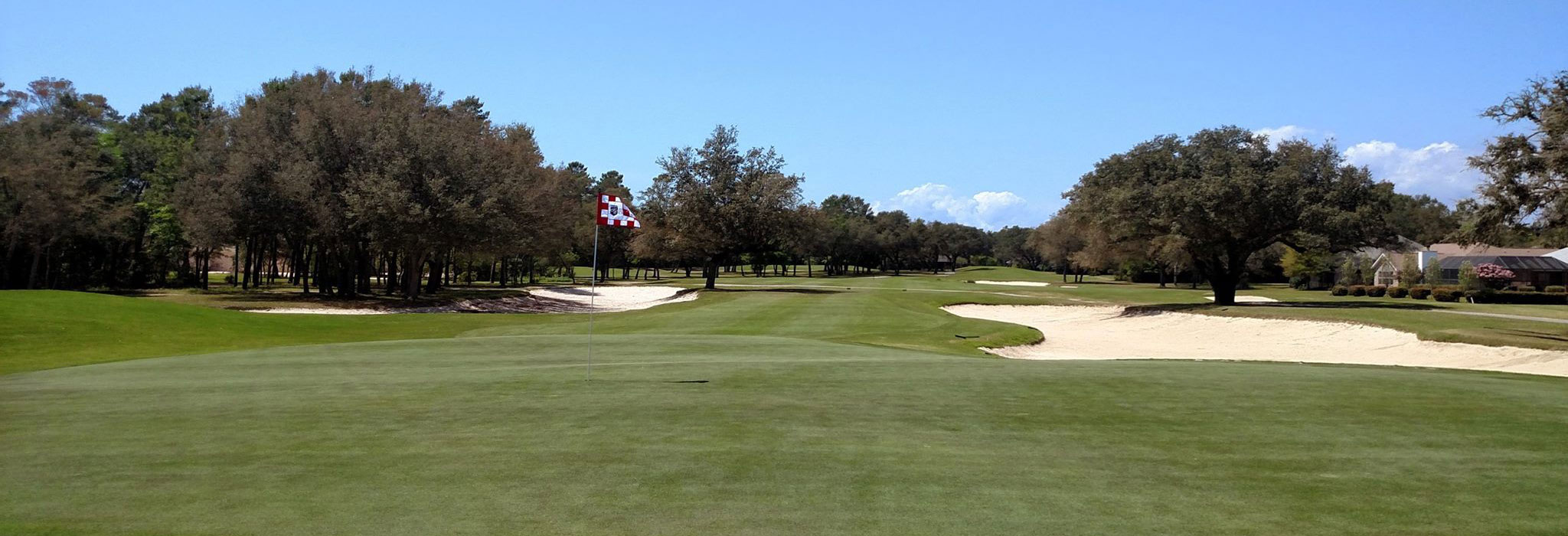 Golf lovers, take note — a well-manicured championship course is just a mile from your door.