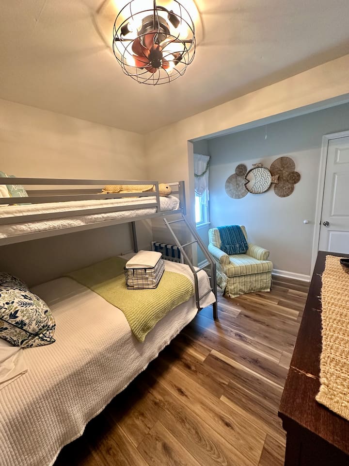 Bedroom with silent reading chair