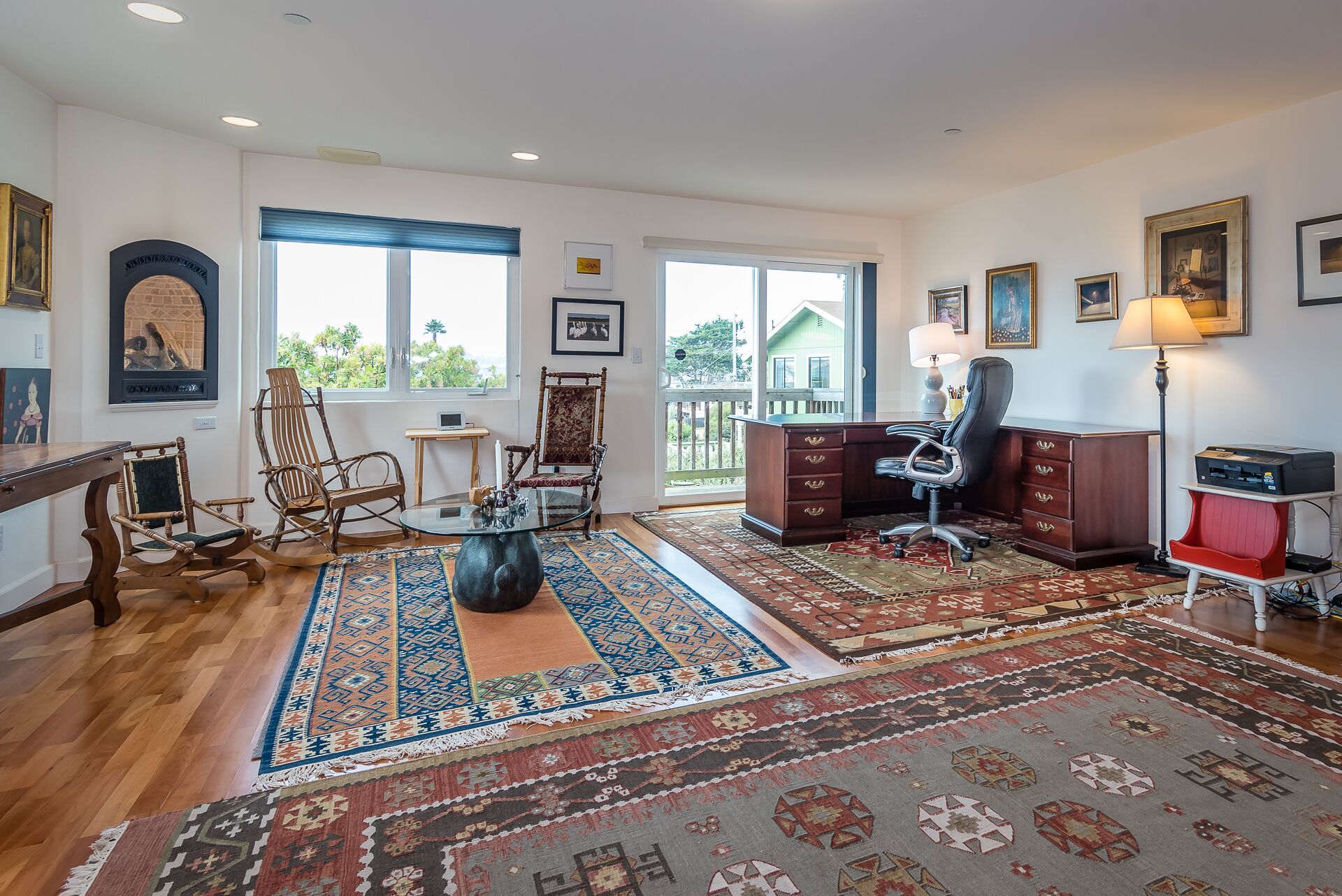 Downstairs - family room/office