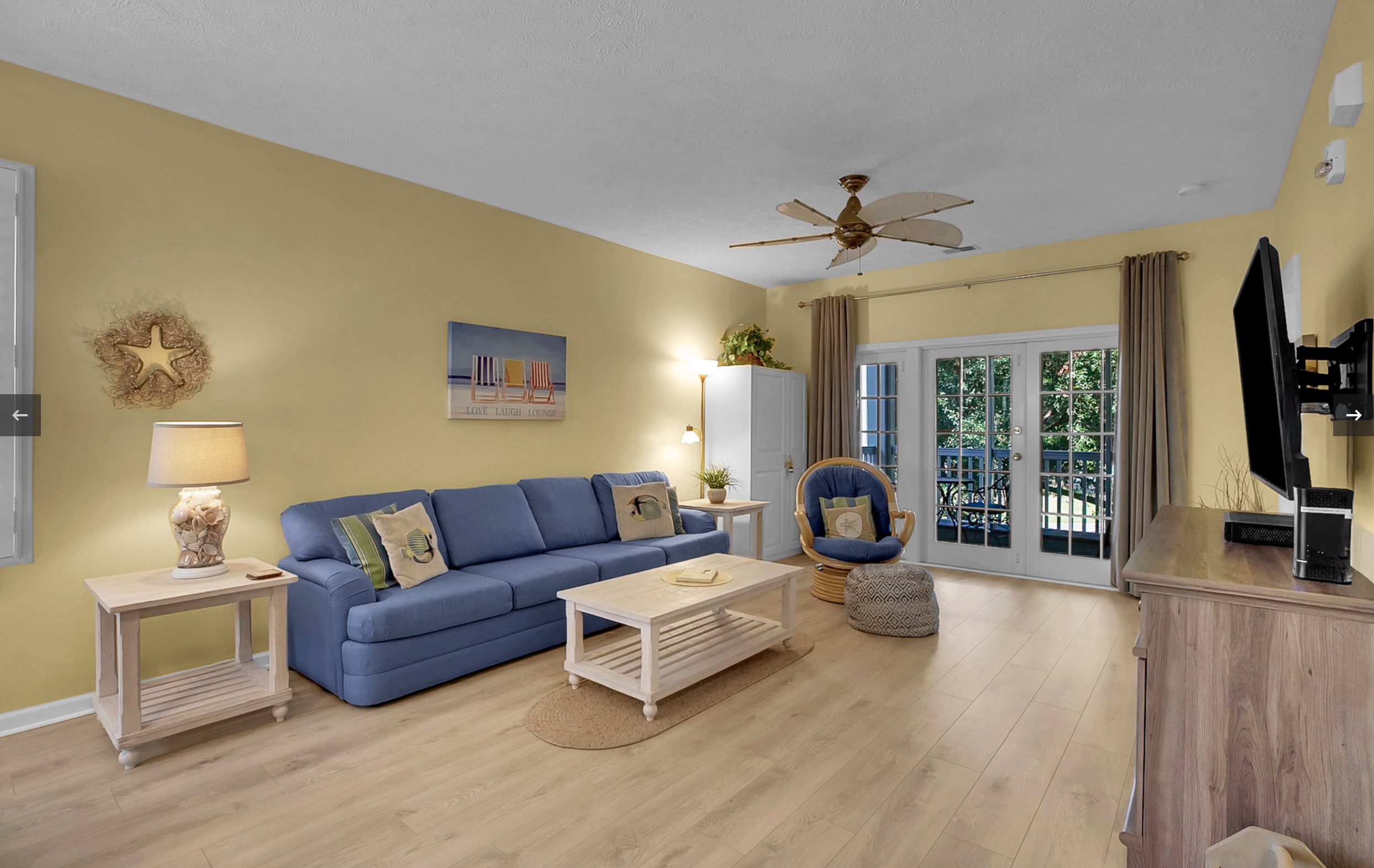 Living Room with sofa bed