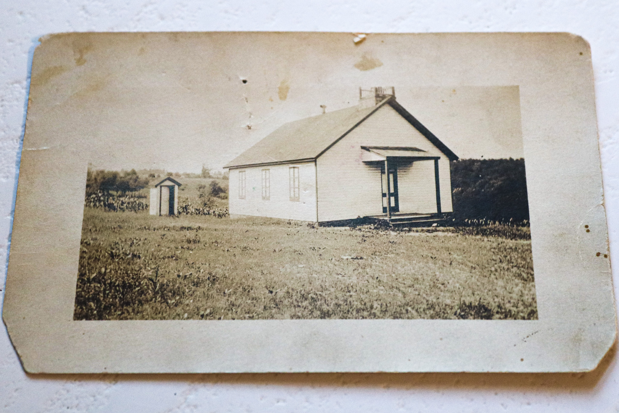 Historic Postcard of Schoolhouse.  Originally built as a  one-room schoolhouse in early 1900's, this unique home has been lovingly restored while preserving its rich history