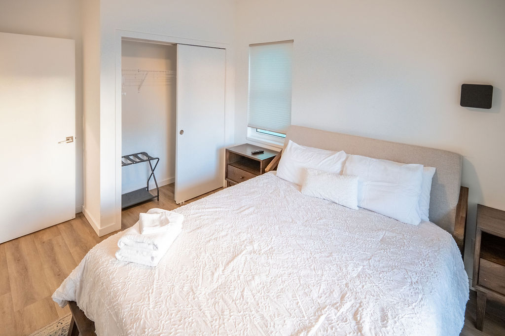 Bed linens provided