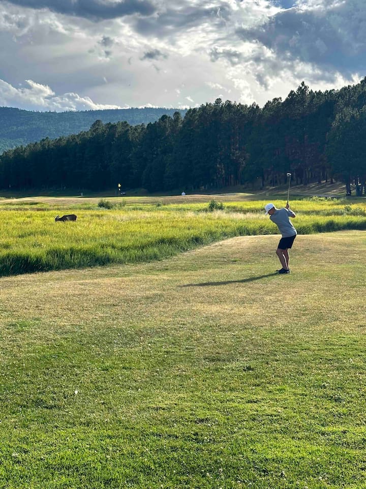 Golfing at Angel Fire Country Club