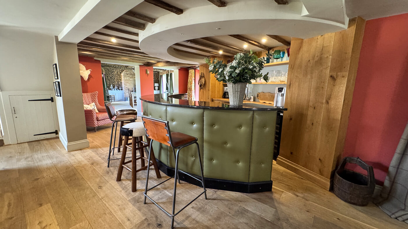 Bar looking towards the dining room