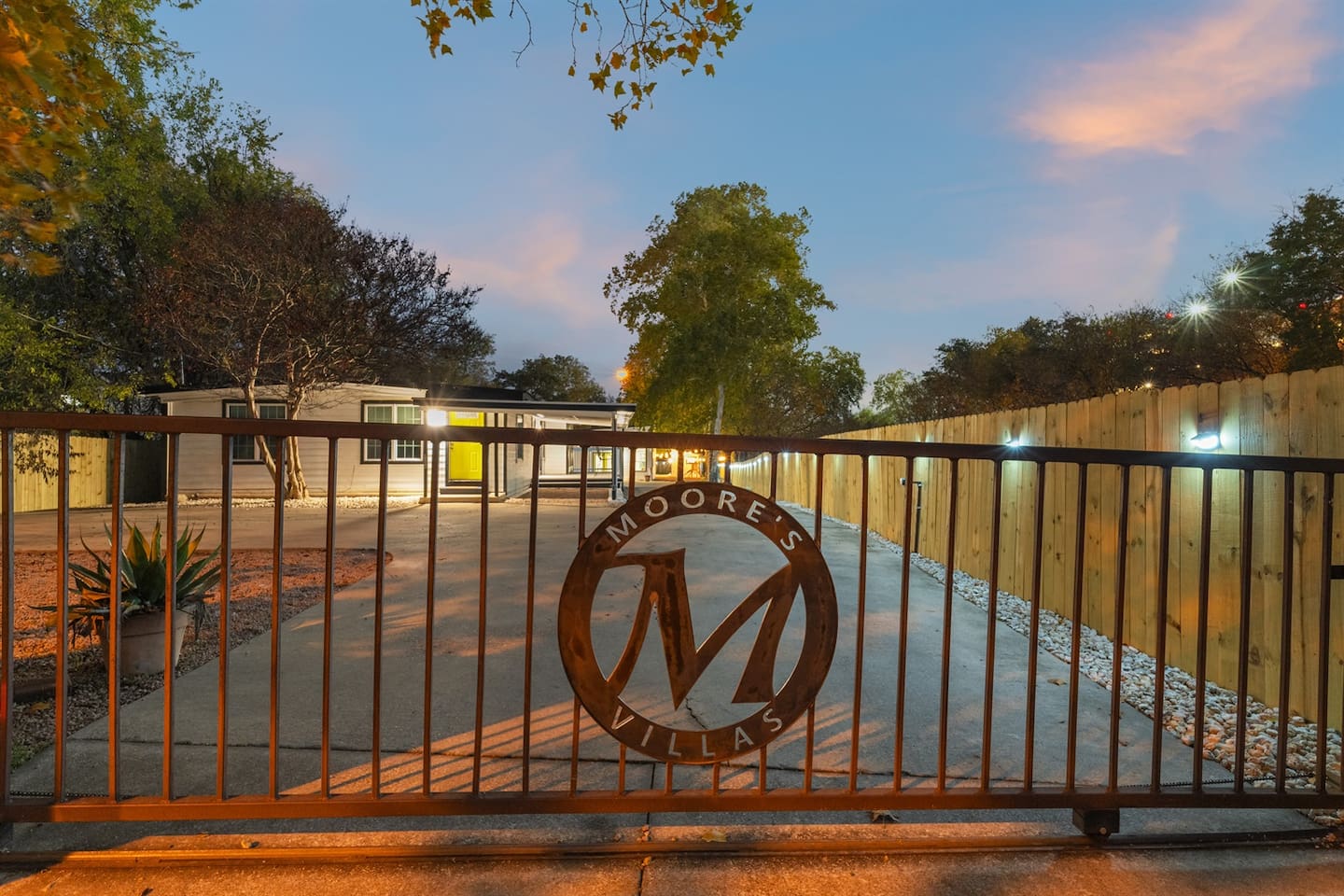 Front Gate: Illuminate Your Nights with Solar Fence Lights 