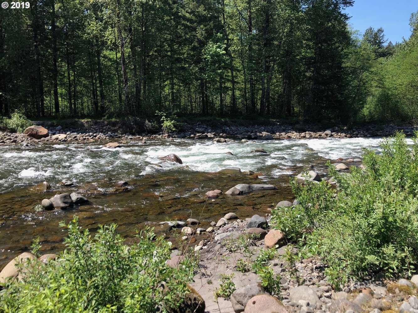 Sandy River trail is 10 minutes walk from the house