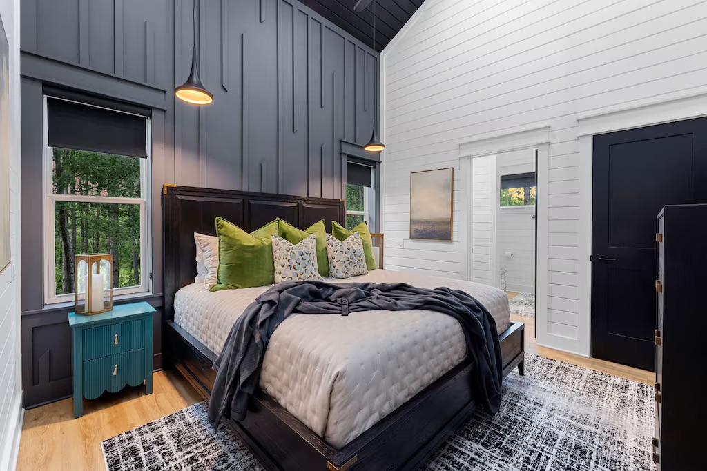 Master Bedroom: Tranquil retreat with bright views, stylish decor, and a plush bed for restful nights!