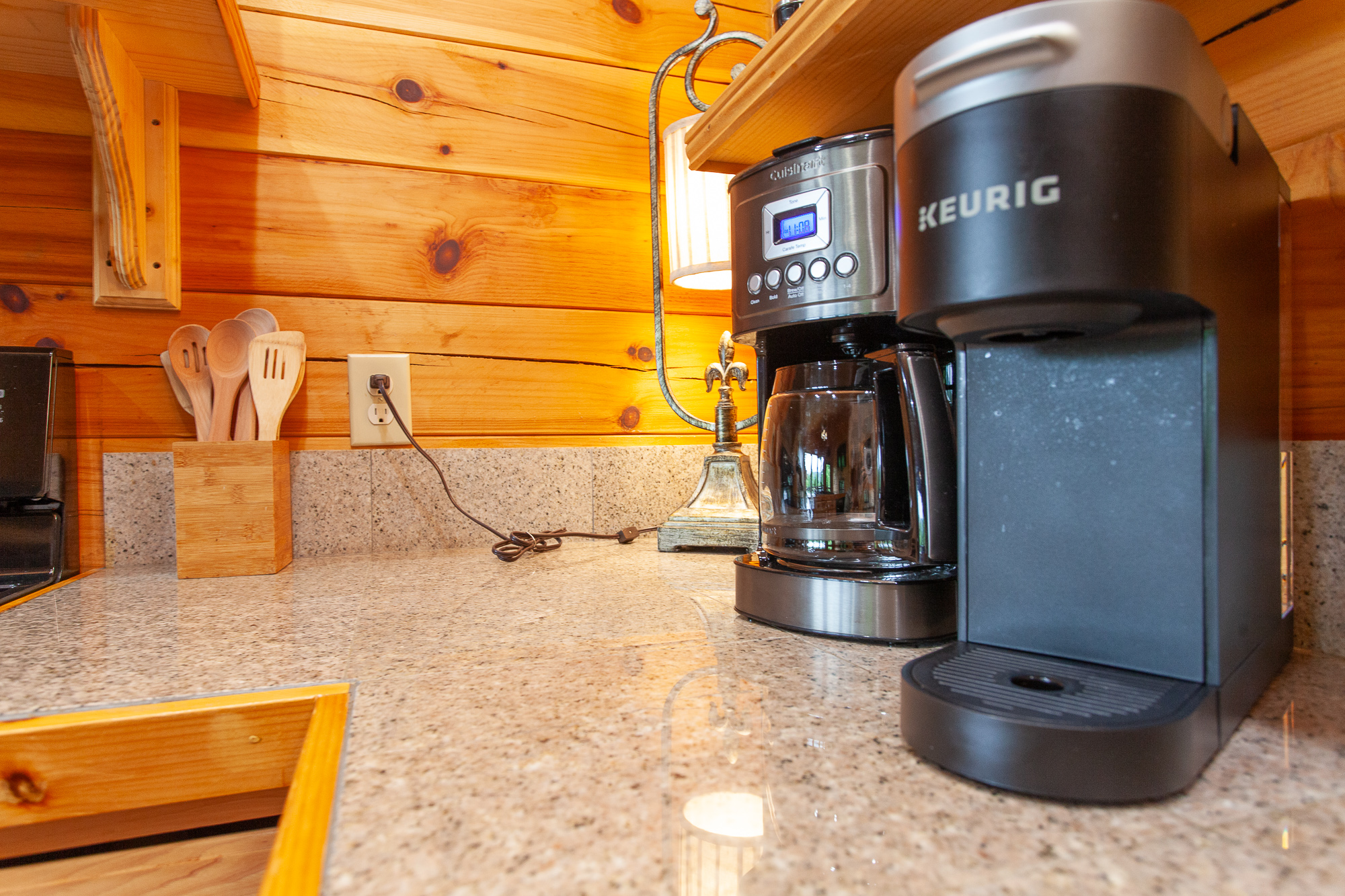 Coffee Pot and Keurig Machine