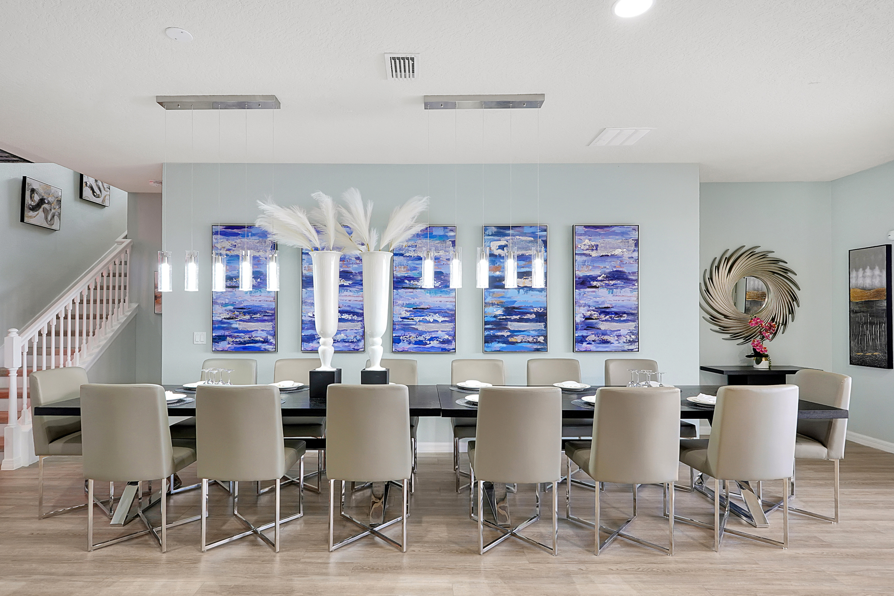 Dining Area-Table Seats 14