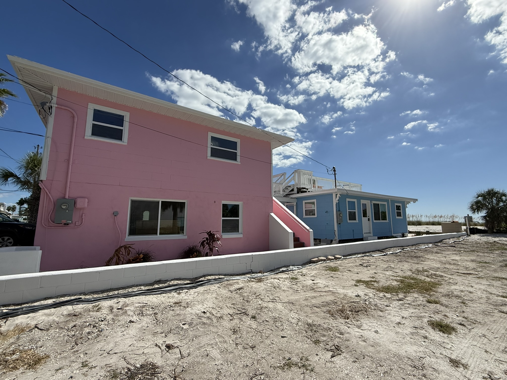 Exterior Photos of Pink 2 Story House