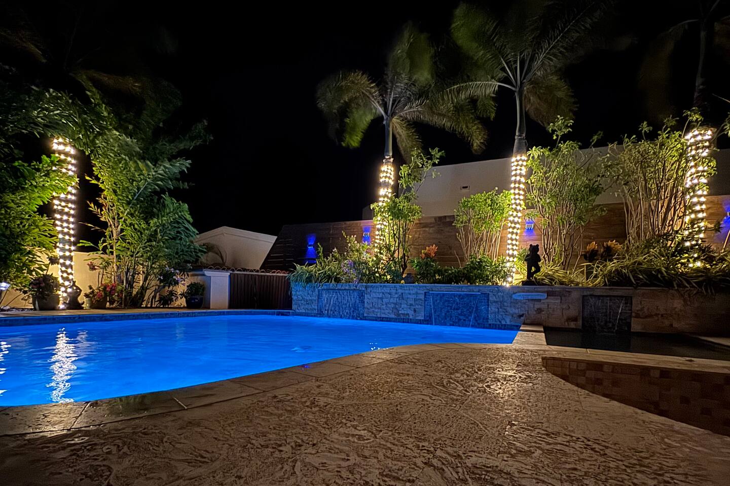 End the night with a dip in the pool!