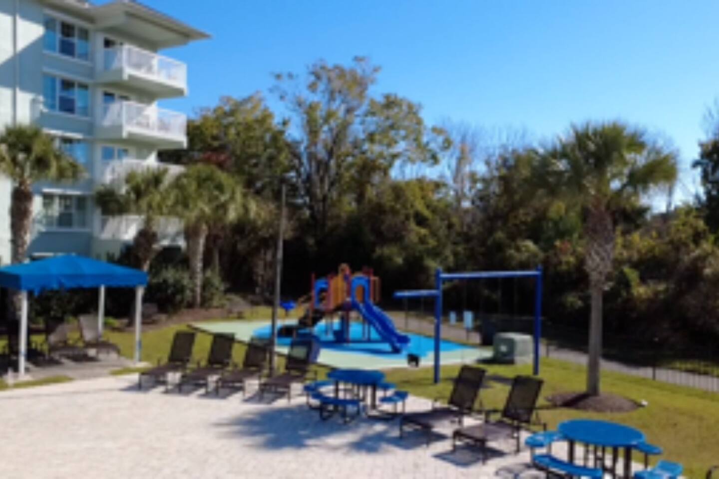 Summerhouse Pool Deck and Playground