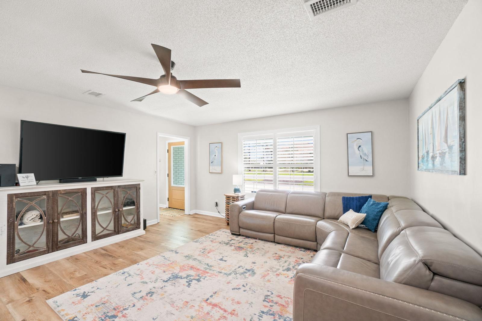 Spacious living area