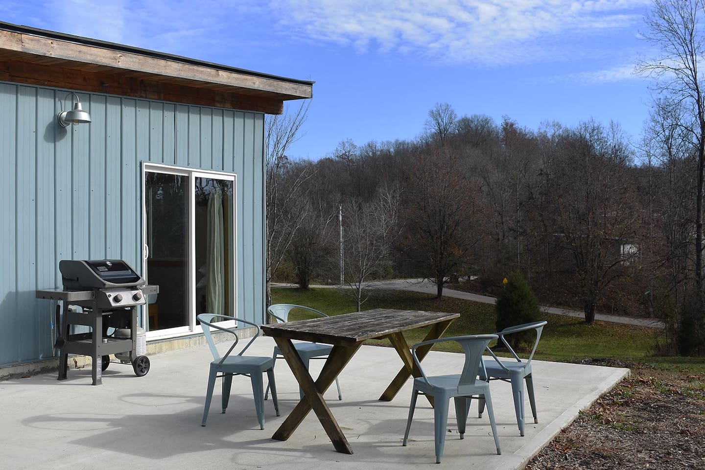 Patio out back
