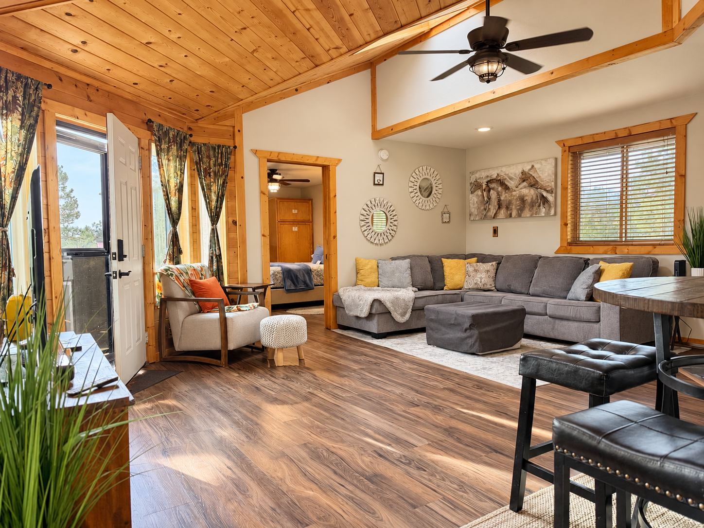 Welcome to the Tree House, where modern meets mountain living!