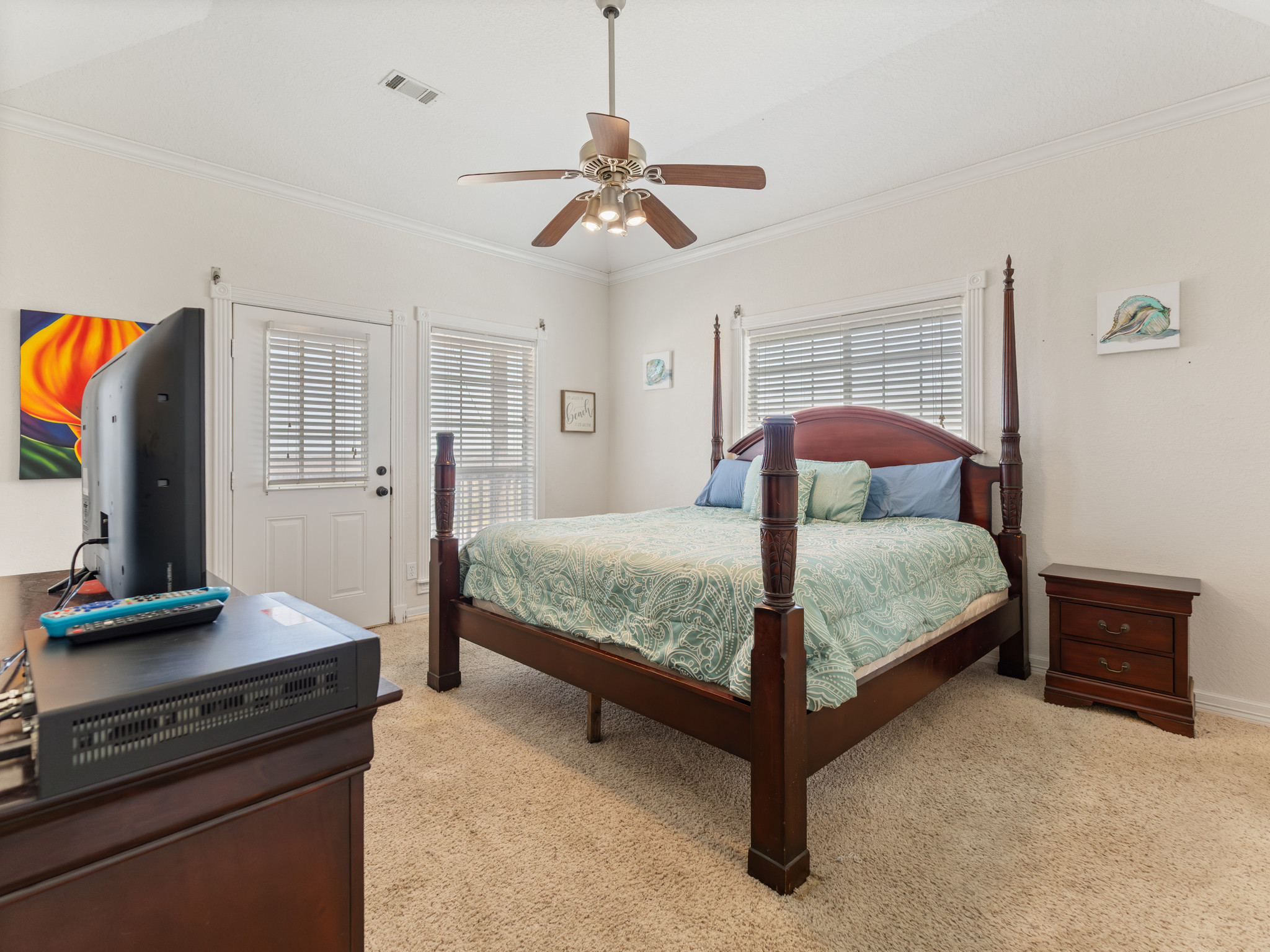 Primary Bedroom with King bed and ensuite bathroom