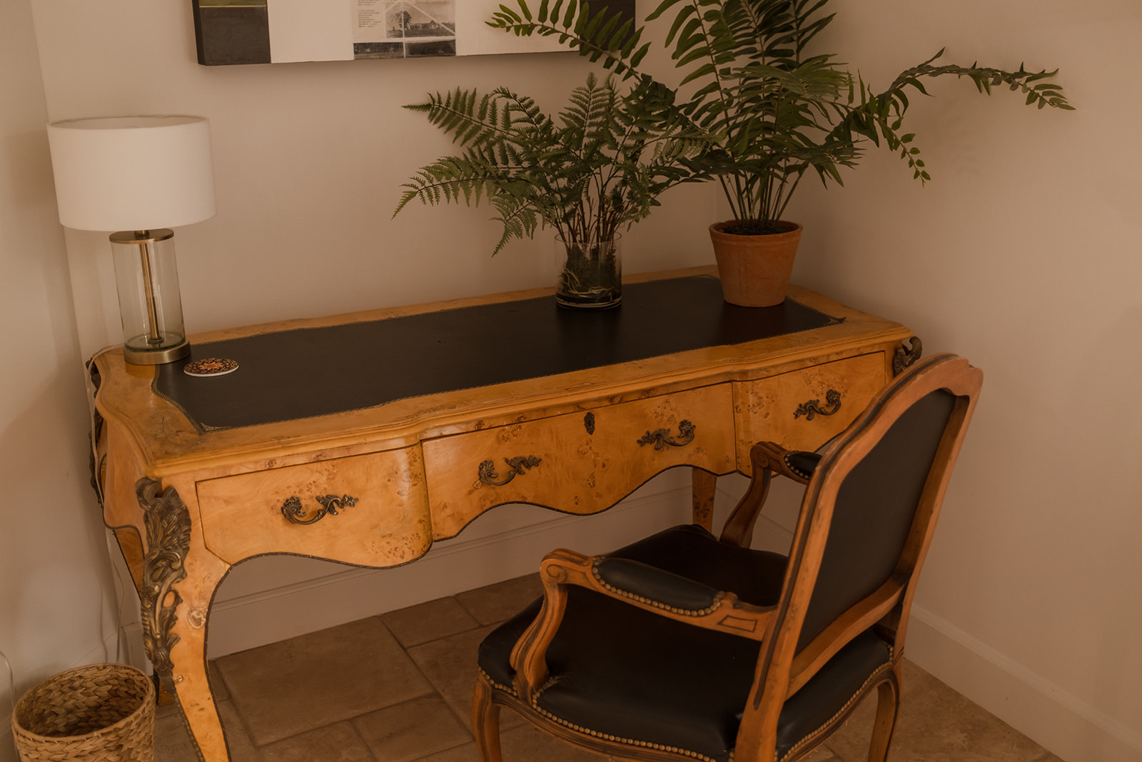 Large Antique Writing Desk in the Lounge