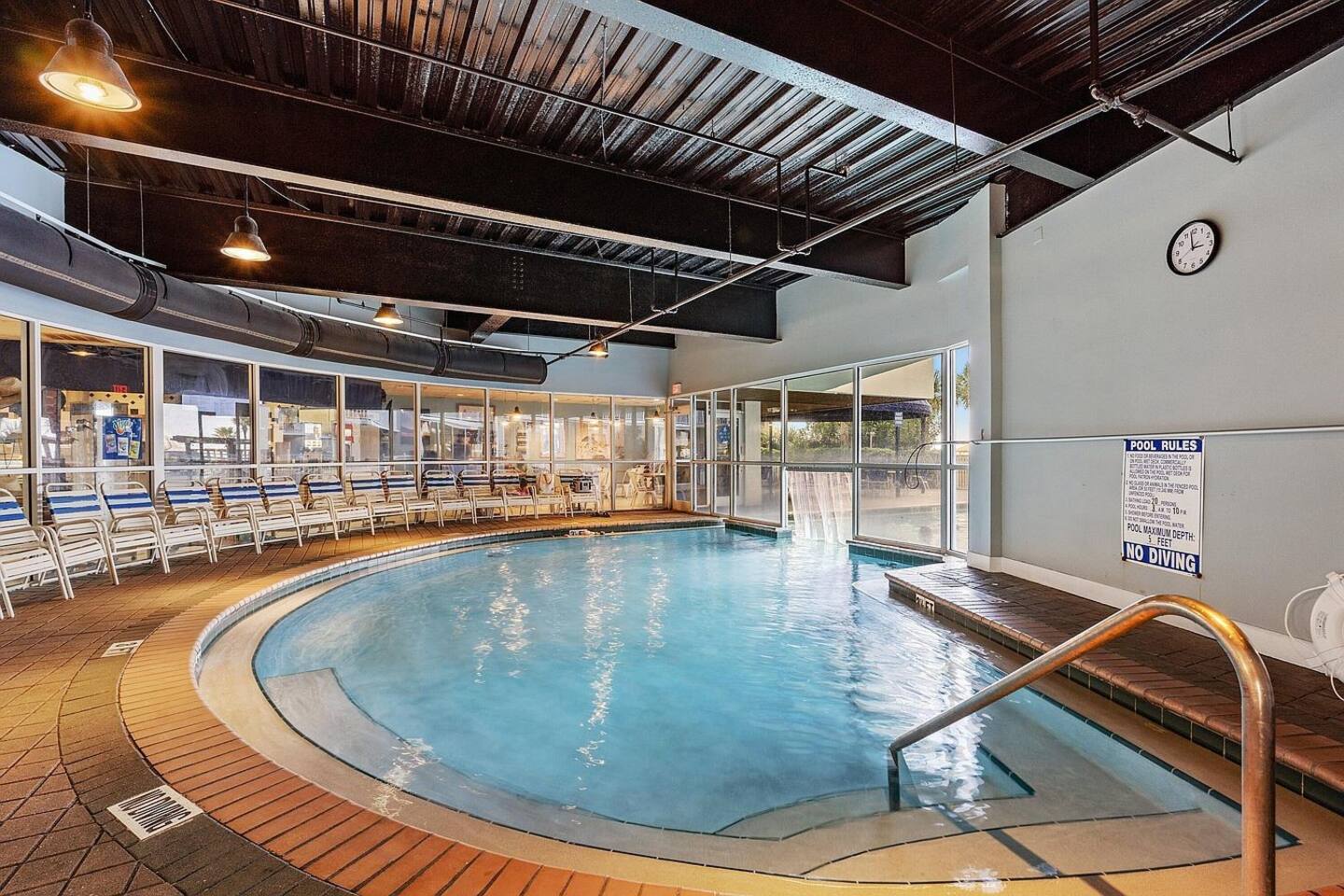 did we mention we have a indoor pool also ? we enjoy it especially in chilly days