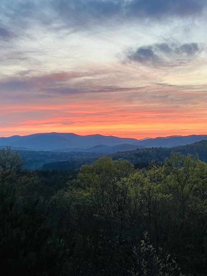 Sunrise off the back deck