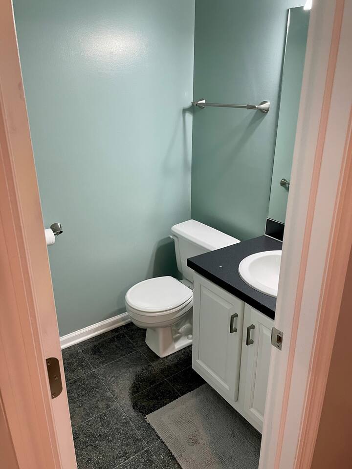 Basement bathroom