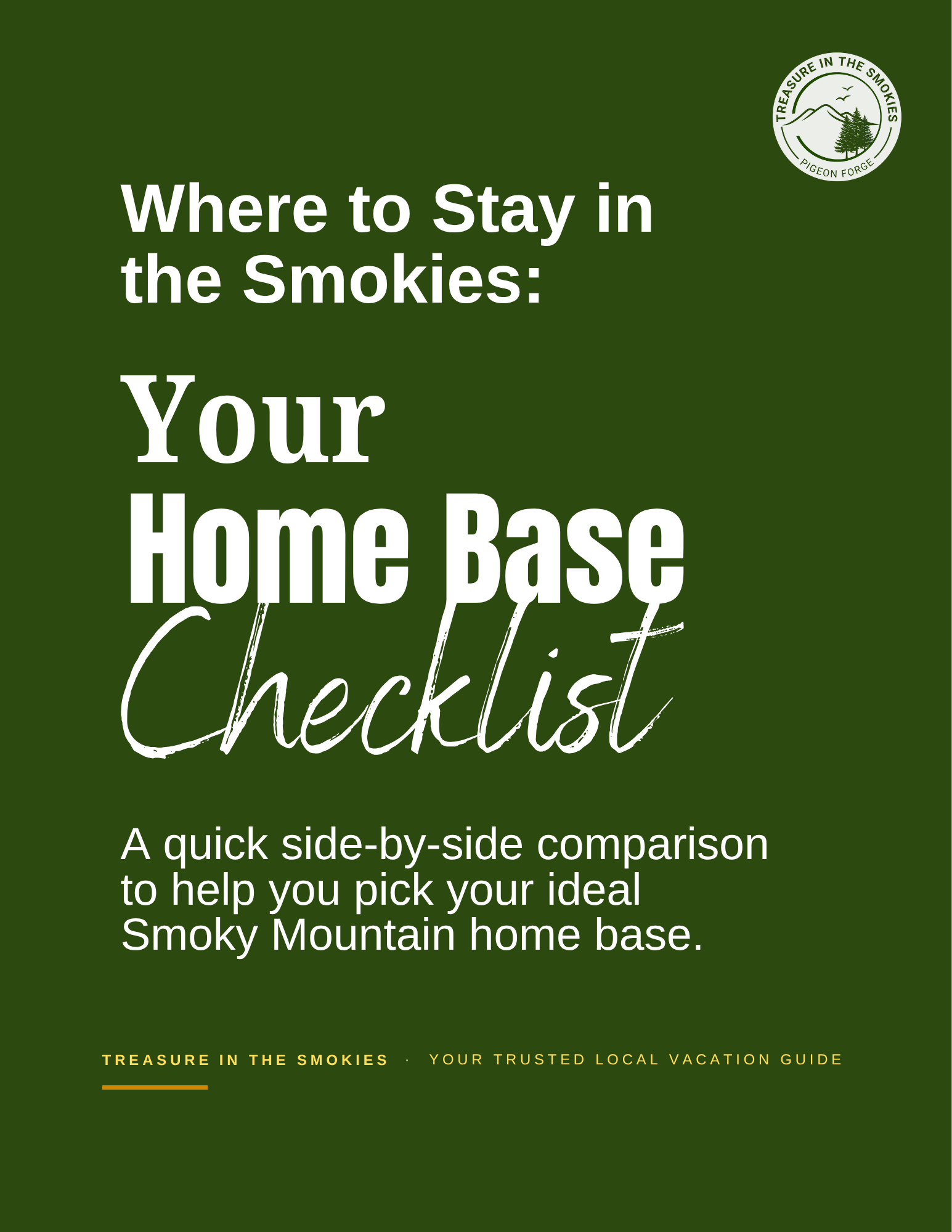 Smoky Mountain Home Base Checklist