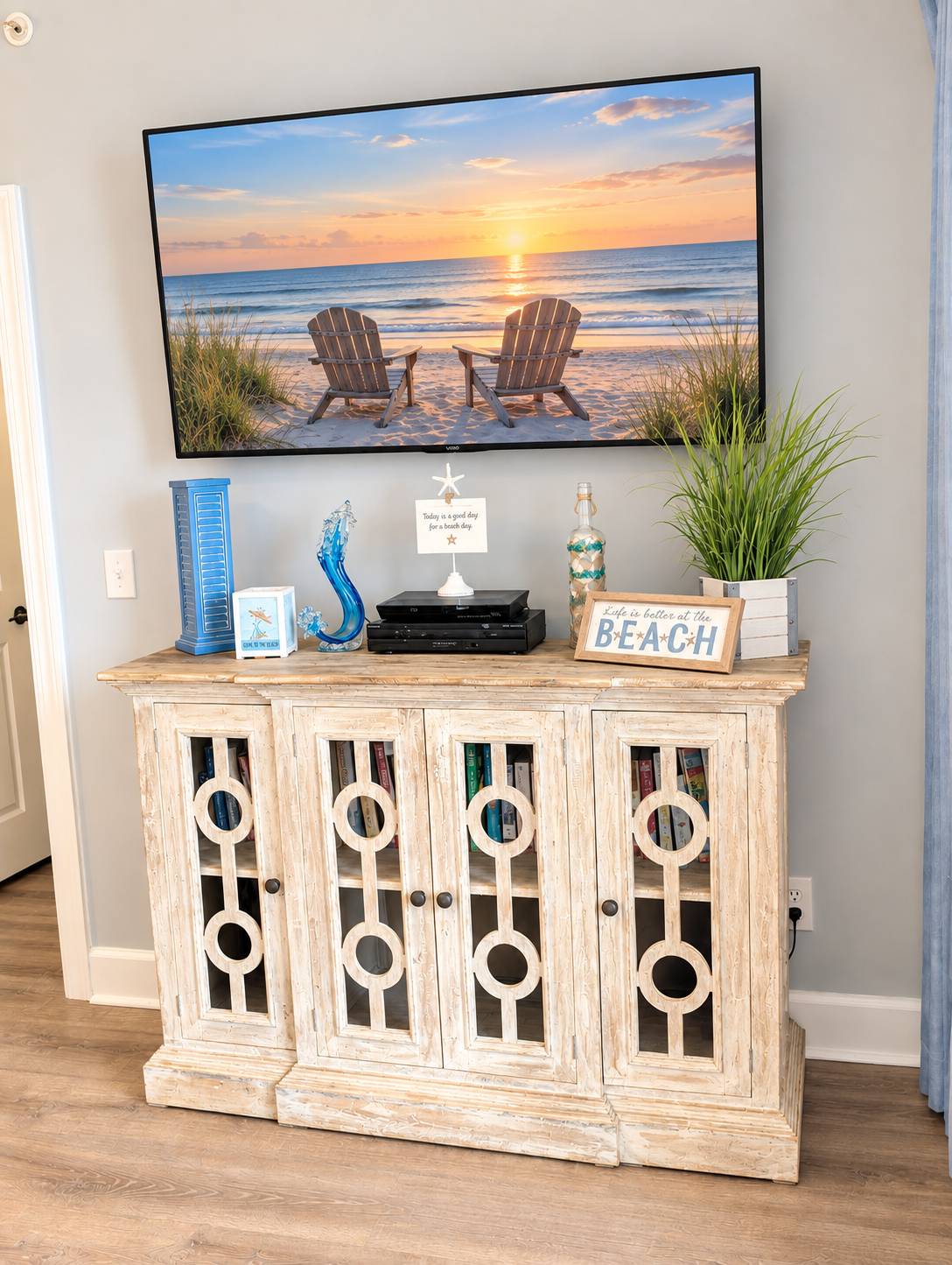 Large TV for family time