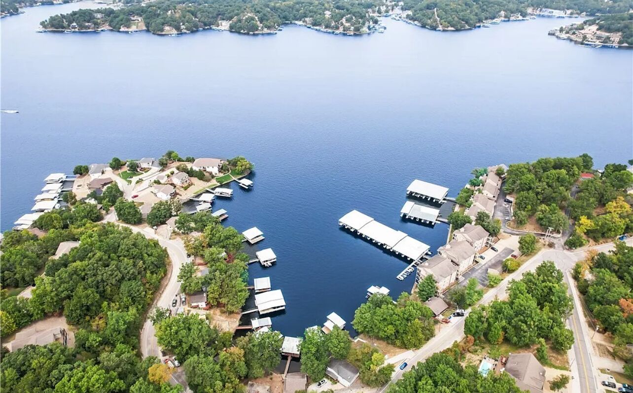 Aerial view of our cove.