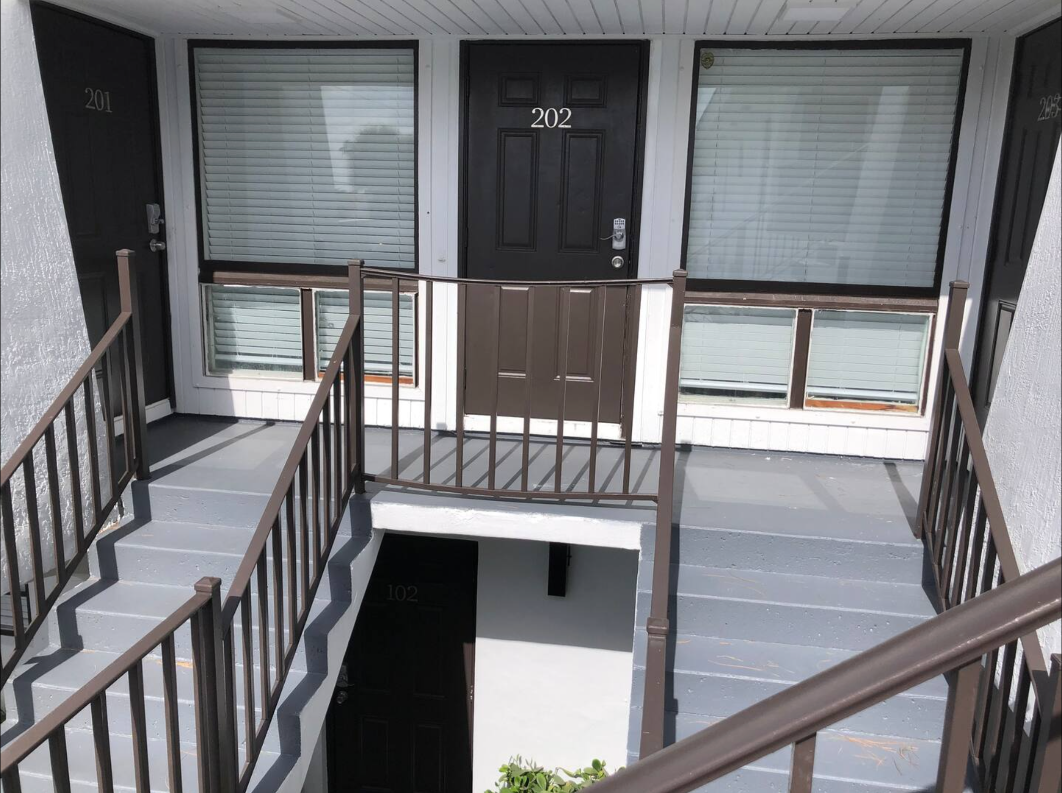 Walkway to your studio.
