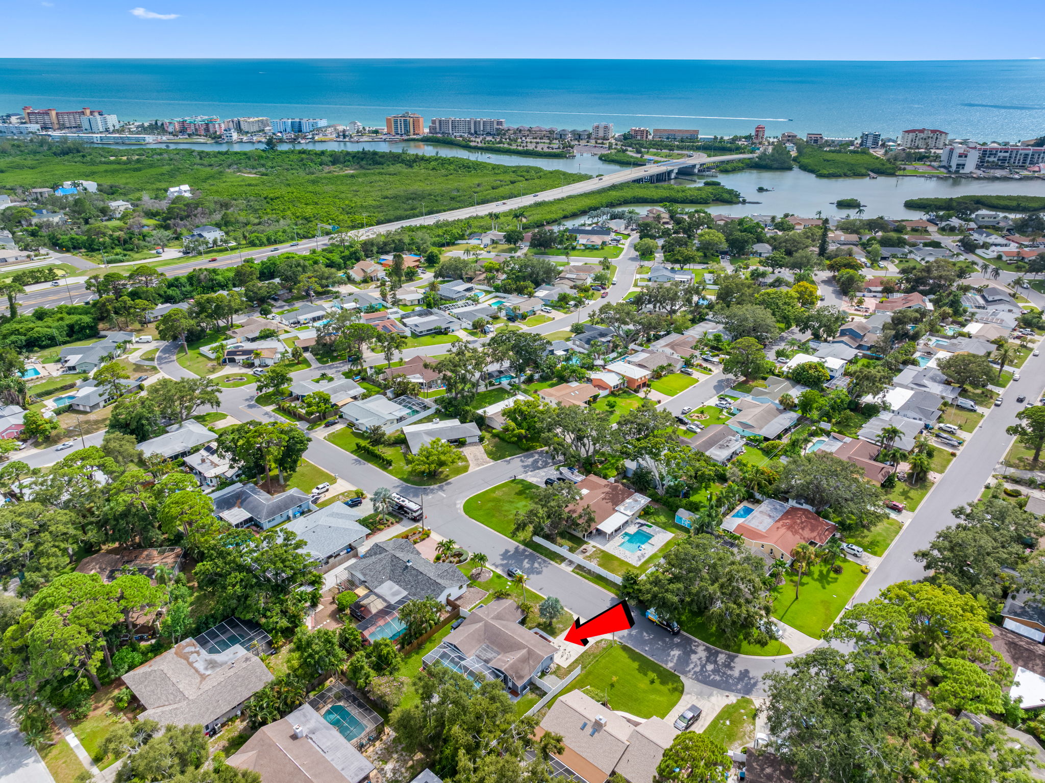 Aerial View of the Neighborhood