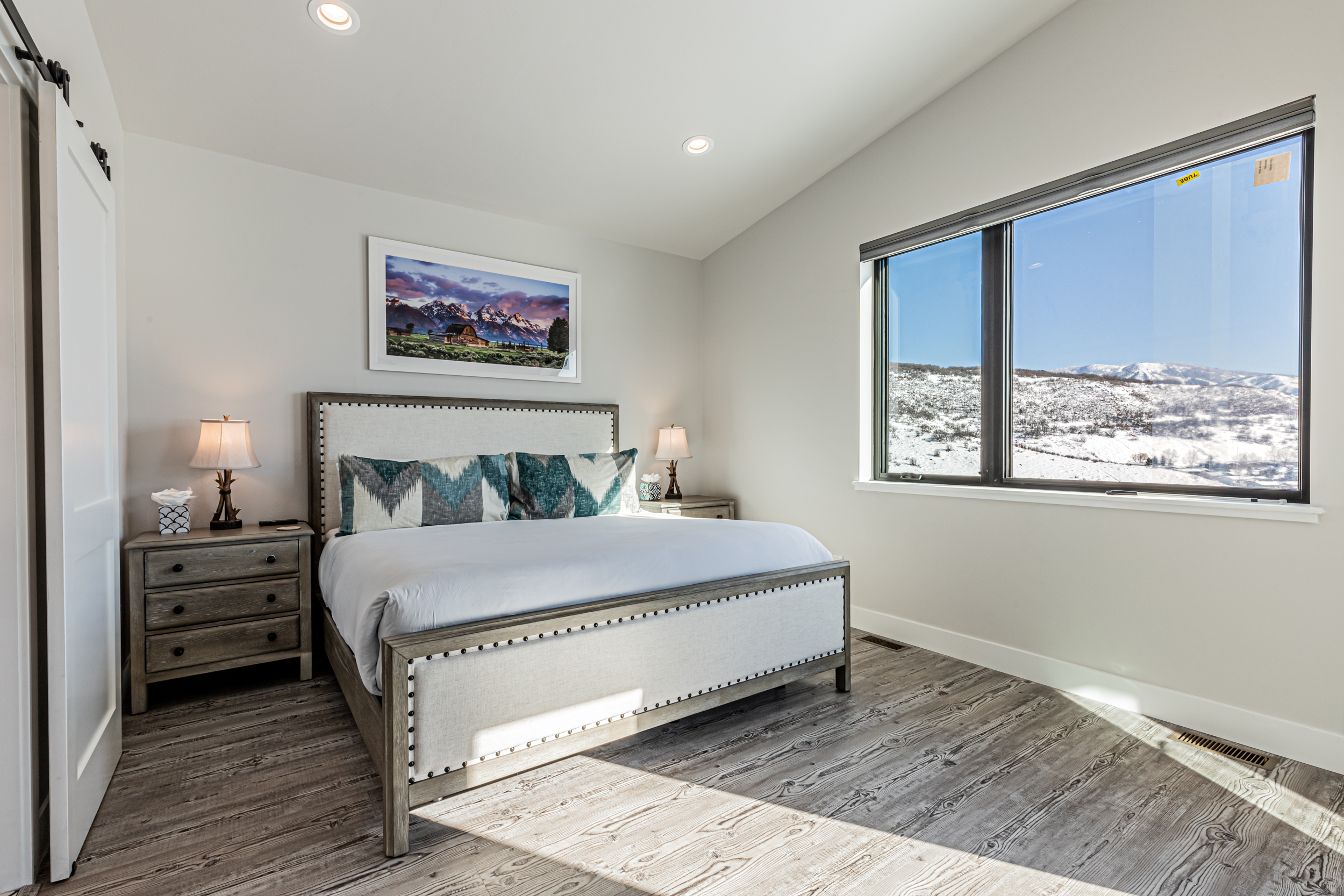 Upper Level - King Ensuite #1 with Patio Access