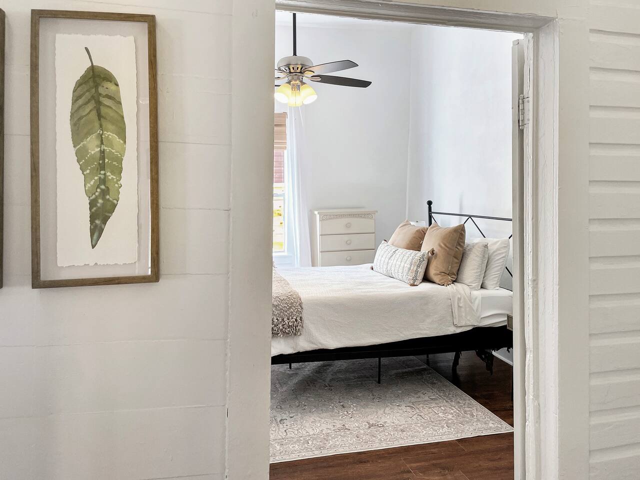 Rest on a cloud in our back bedroom.