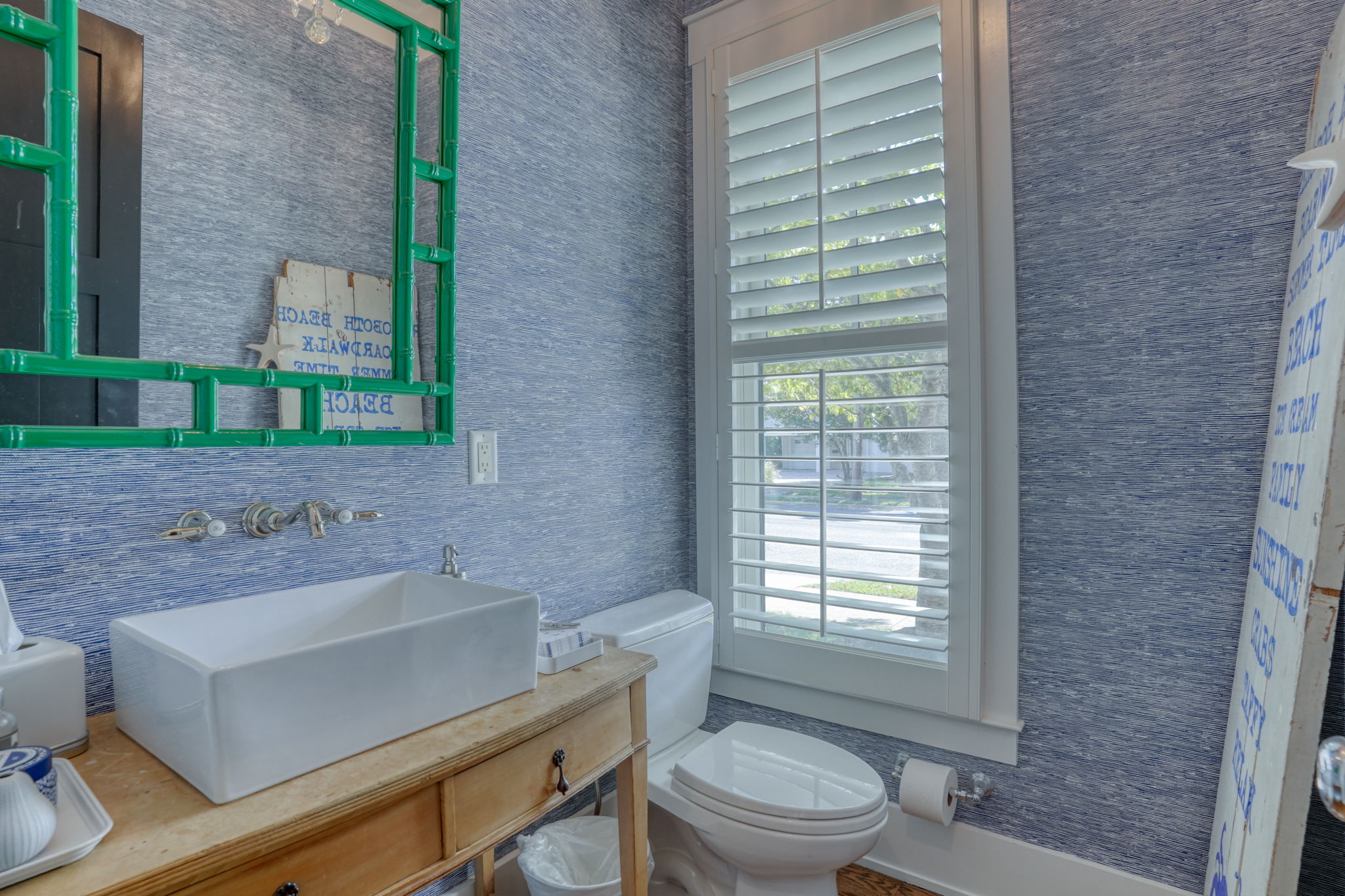 Main floor powder room