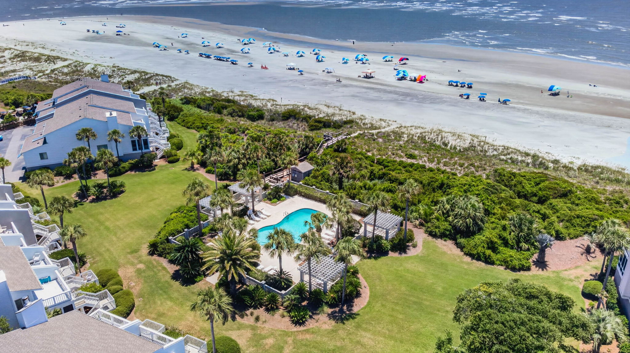 Beach Club Villas pool and beach | Oceans 22 | 22 Beach Club Villas, Wild Dunes | IOP Escapes