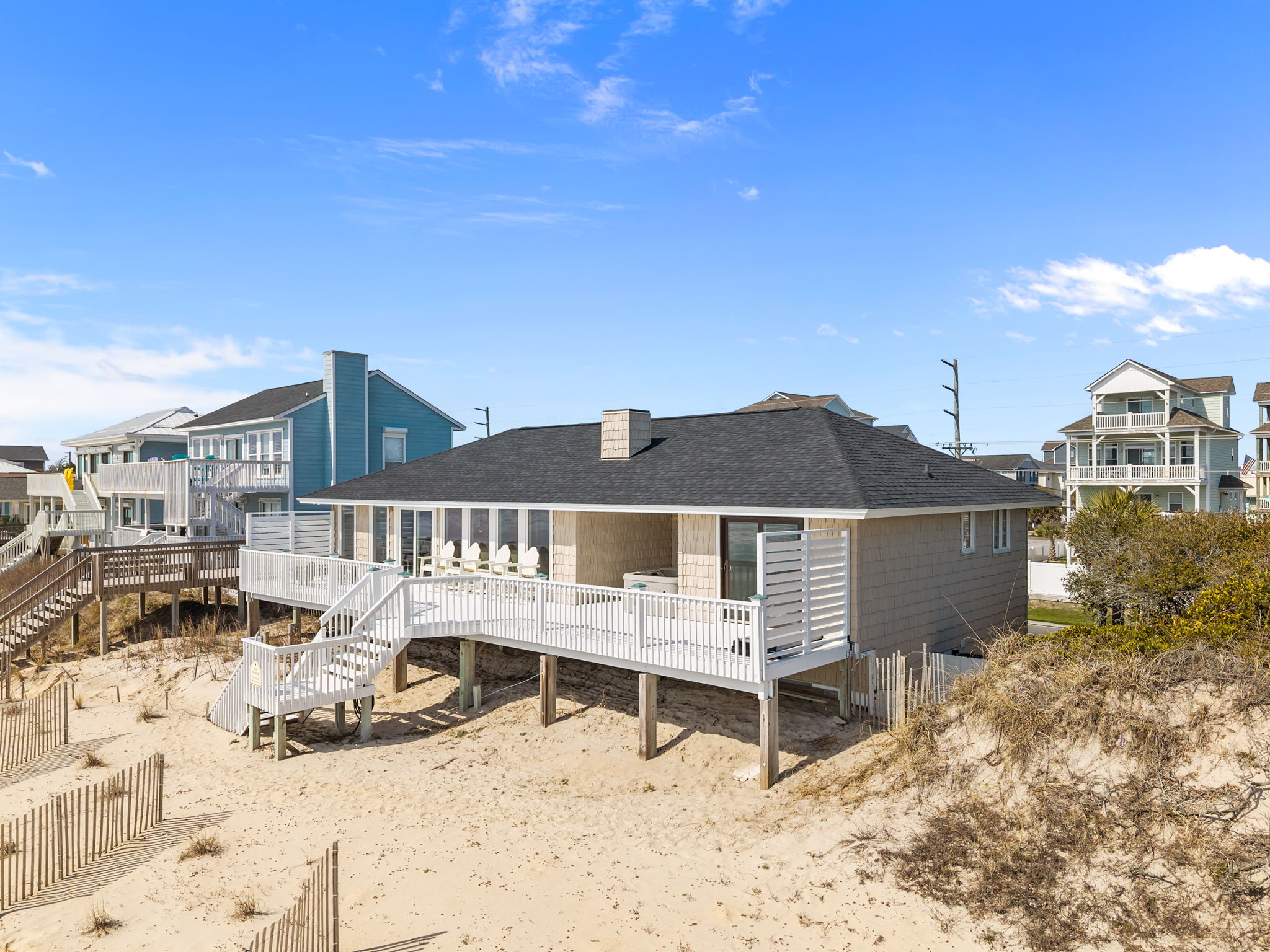 Direct access to the beach