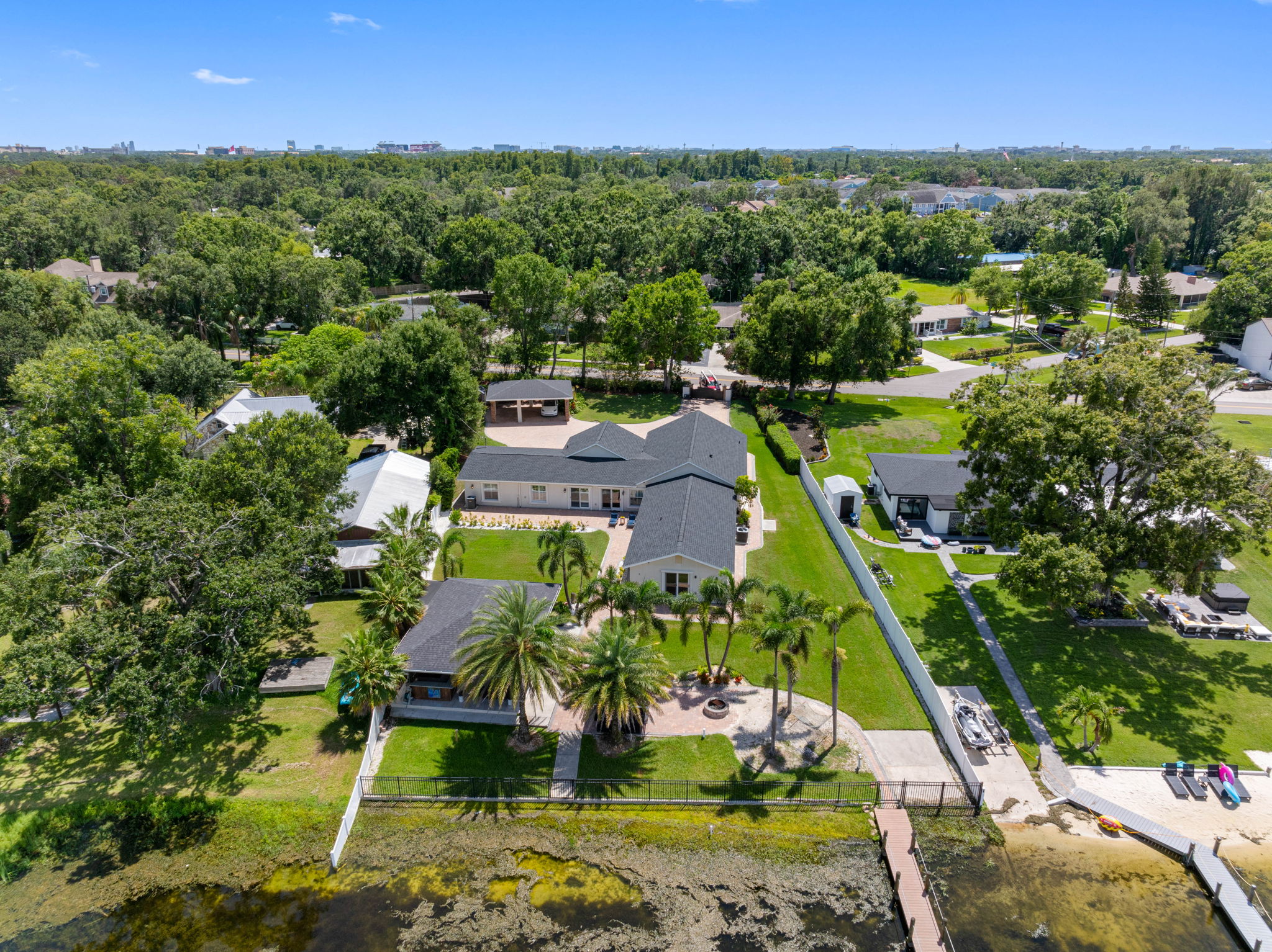 Aerial View of the Neighborhood
