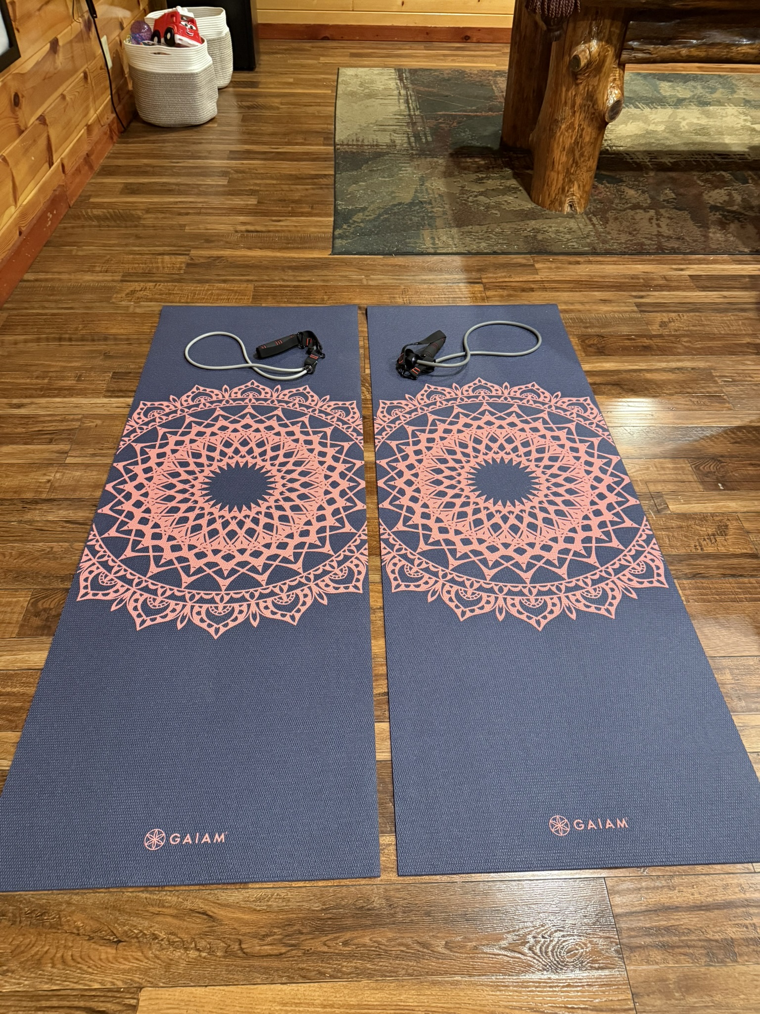 Looking for a cooler flow? The spacious loft offers the perfect setting for yoga, stretching, or a peaceful workout.