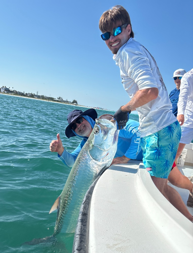 Fish For Tarpon Right Off Our Beach!