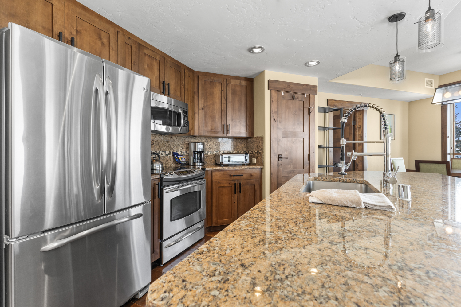 Kitchen with Electric Stove